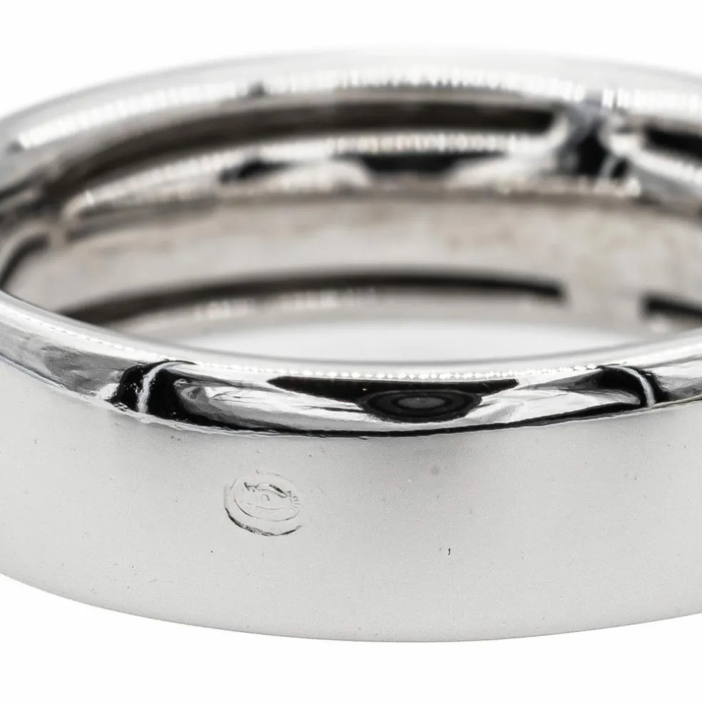 Bague Alliance Or blanc Diamant