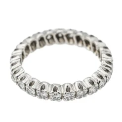 Bague Alliance Or blanc Diamant