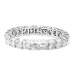 Bague Alliance Or blanc Diamant