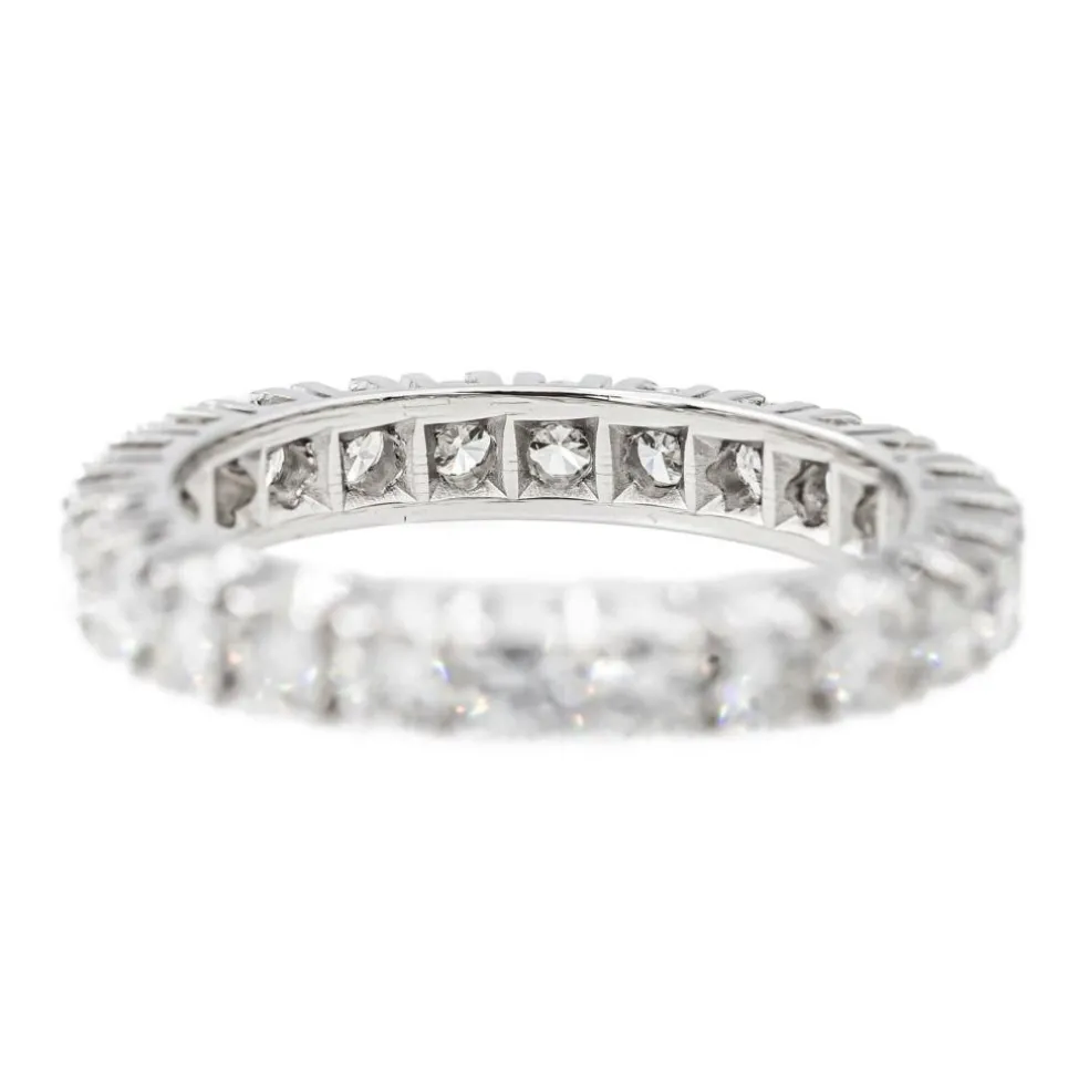 Bague Alliance Or blanc Diamant