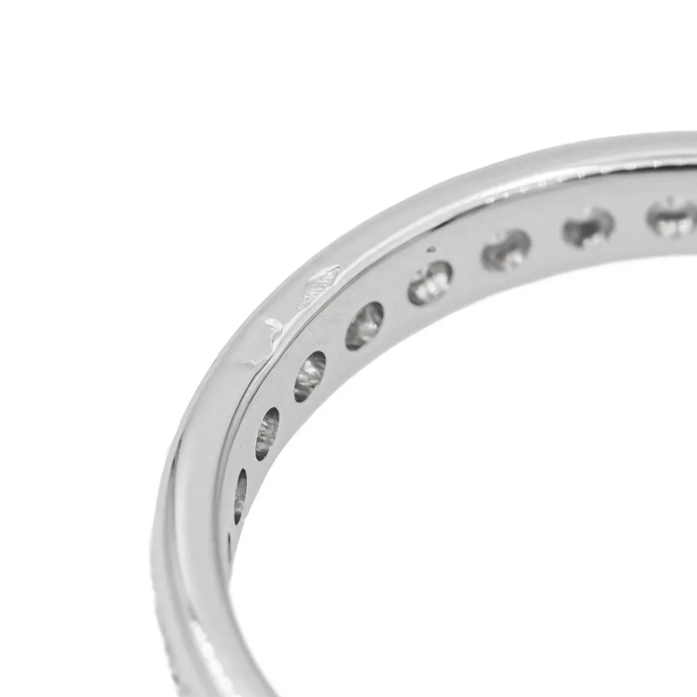 Bague Alliance Or blanc Diamant