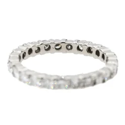 Bague Alliance Or blanc Diamant