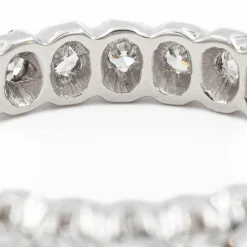 Bague Alliance Or blanc Diamant
