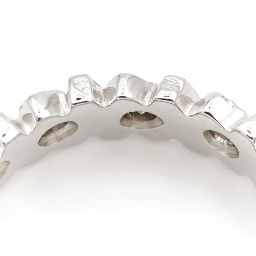Bague Alliance Or blanc Diamant