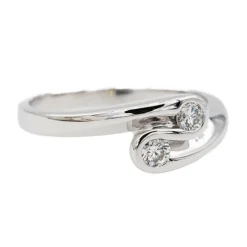 Bague Alliance Or blanc Diamant