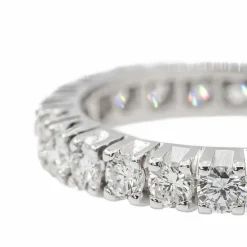 Bague Alliance Or blanc Diamant