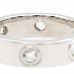 Bague Alliance Or blanc Diamant