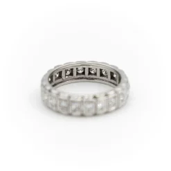 Bague Alliance Or blanc Diamant