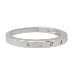 Bague Alliance Or blanc Diamant