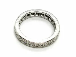 Bague Alliance Or blanc Diamant