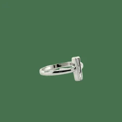 Bague alliance Or blanc et Diamants