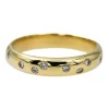 Bague Alliance Or jaune Diamant