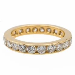 Bague Alliance Or jaune Diamant