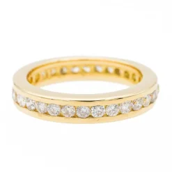 Bague Alliance Or jaune Diamant