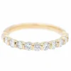 Bague Alliance Or jaune Diamant