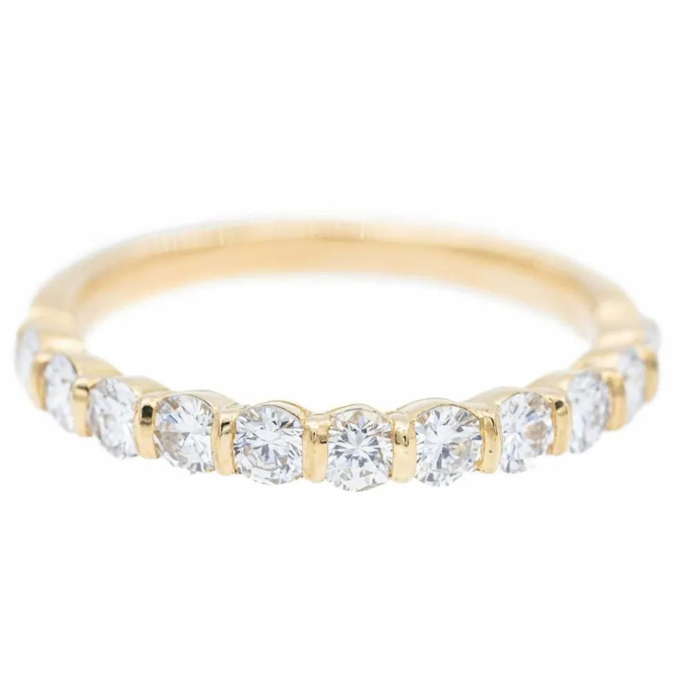 Bague Alliance Or jaune Diamant