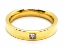 Bague Alliance Or jaune Diamant