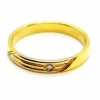 Bague Alliance Or jaune Diamant