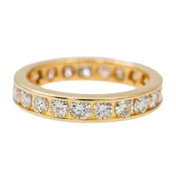 Bague Alliance Or jaune Diamant