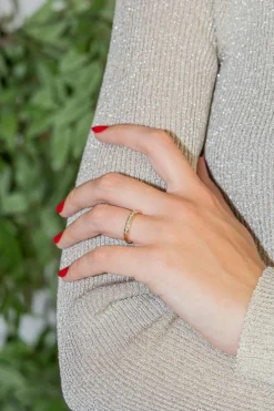 Bague Alliance Or jaune Diamant