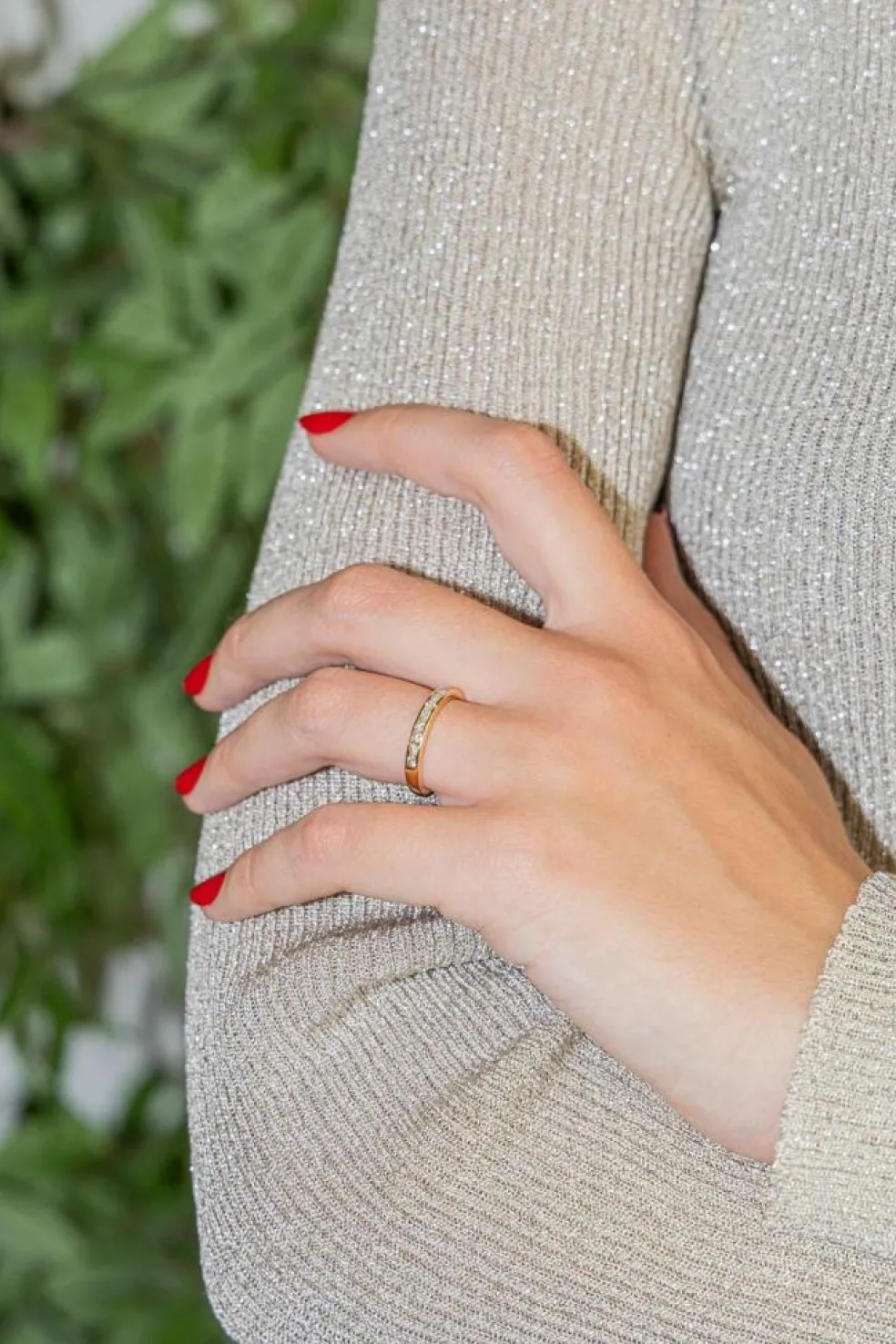 Bague Alliance Or jaune Diamant