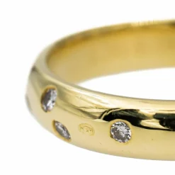 Bague Alliance Or jaune Diamant