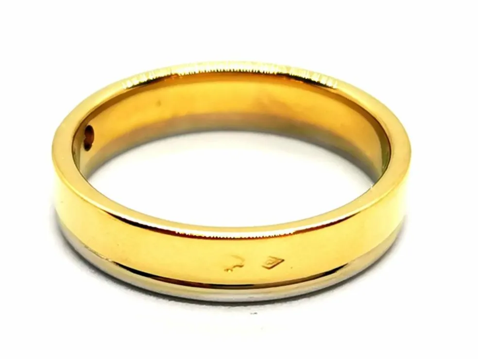 Bague Alliance Or jaune Diamant