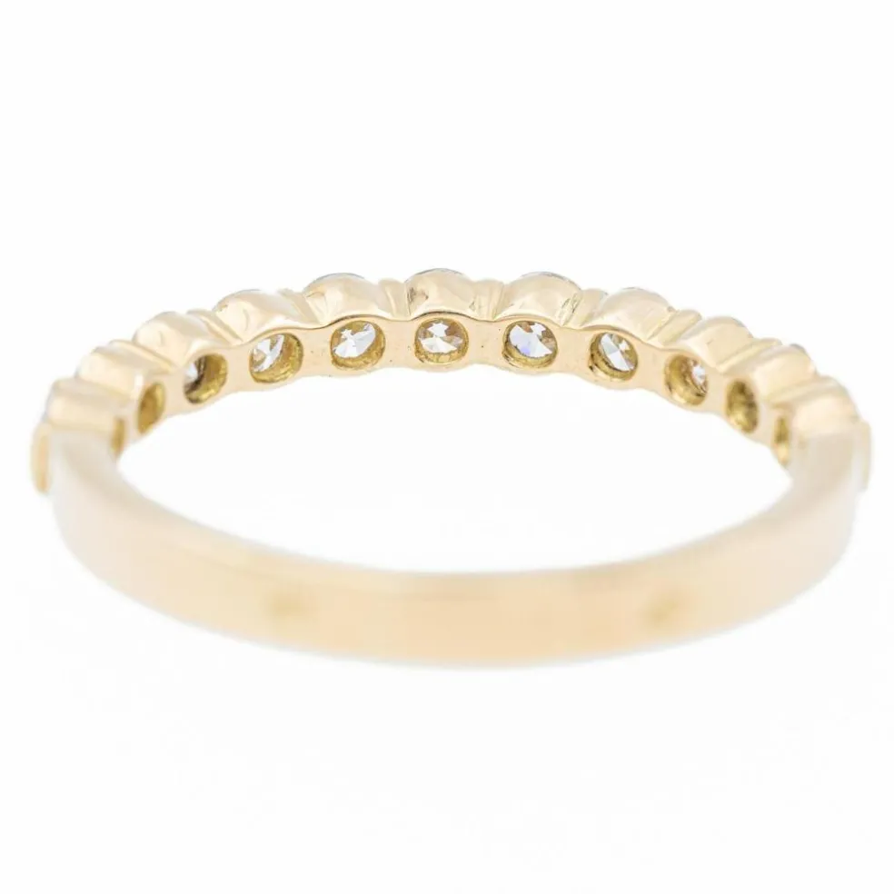 Bague Alliance Or jaune Diamant
