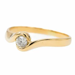 Bague Alliance Or jaune Diamant