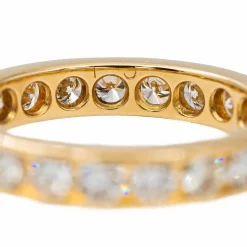 Bague Alliance Or jaune Diamant
