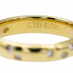 Bague Alliance Or jaune Diamant