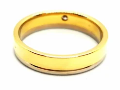 Bague Alliance Or jaune Diamant