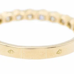 Bague Alliance Or jaune Diamant