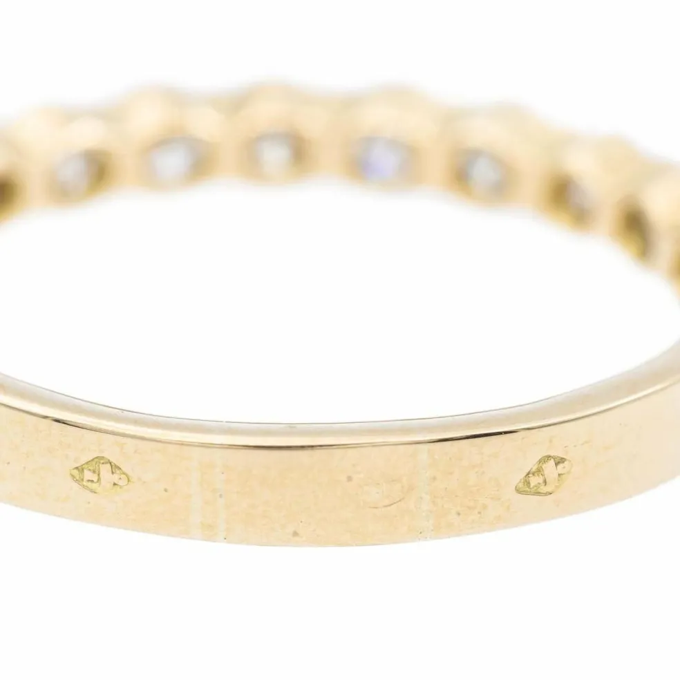 Bague Alliance Or jaune Diamant