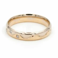 Bague Alliance Or jaune Diamant
