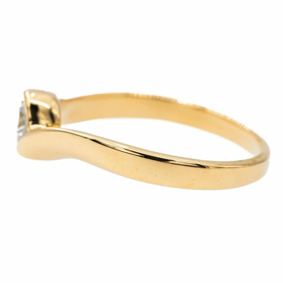 Bague Alliance Or jaune Diamant