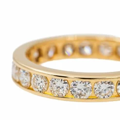 Bague Alliance Or jaune Diamant