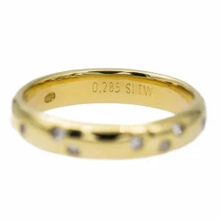 Bague Alliance Or jaune Diamant