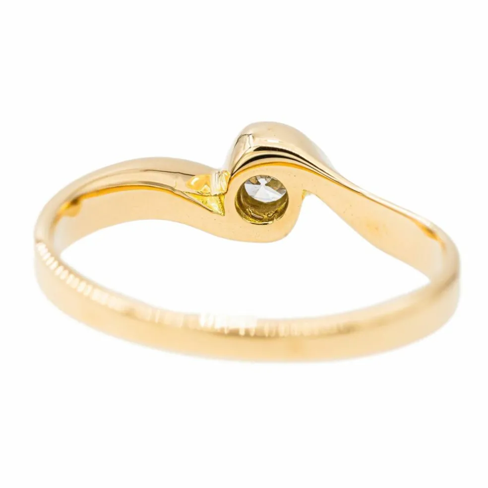 Bague Alliance Or jaune Diamant