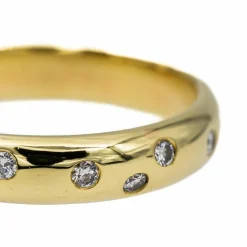 Bague Alliance Or jaune Diamant