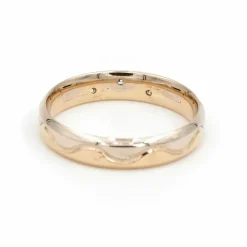 Bague Alliance Or jaune Diamant