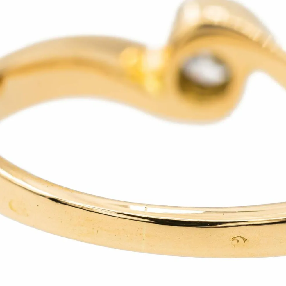 Bague Alliance Or jaune Diamant