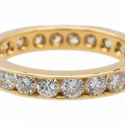 Bague Alliance Or jaune Diamant