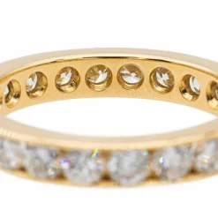 Bague Alliance Or jaune Diamant