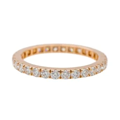 Bague Alliance Or rose Diamant