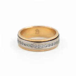 Bague Alliance Or rose Diamant