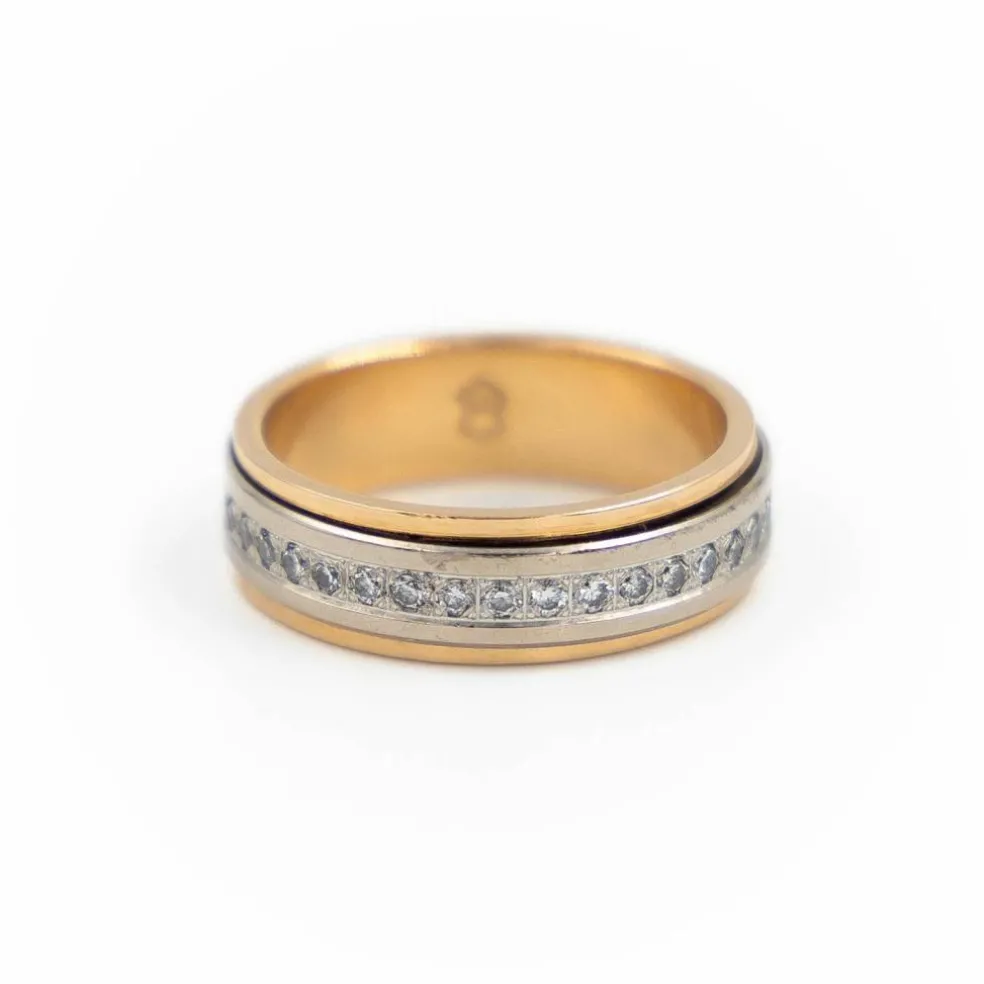 Bague Alliance Or rose Diamant