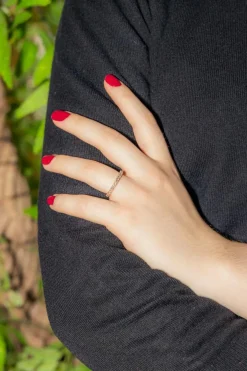 Bague Alliance Or rose Diamant