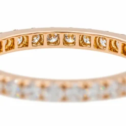 Bague Alliance Or rose Diamant