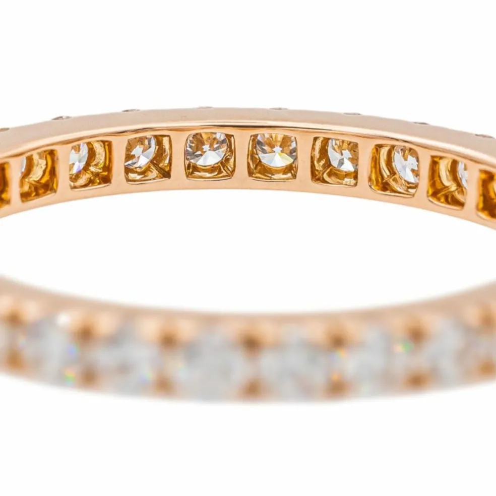 Bague Alliance Or rose Diamant